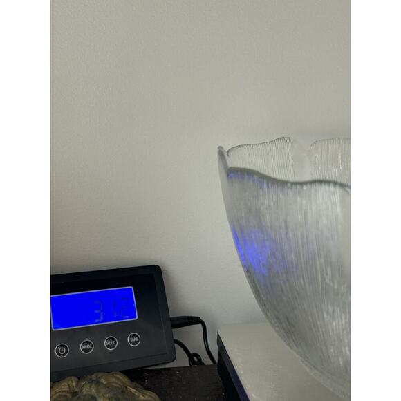 Arcoroc Fleur Extra Large Bowl 12" W France Vintage Deep Glass Punch Bowl - Picture 14 of 14